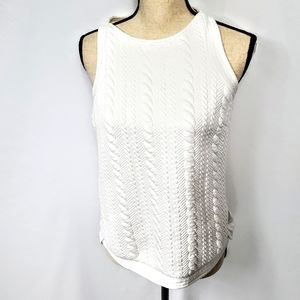 Philosophy Cableknit Sleeveless Top S